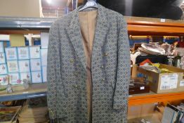 A Brocade frock coat, size 44