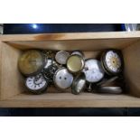 Quantity of GB and Continental silver cased pocket and fob watches