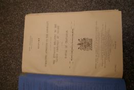 Of Naval Interest; a 1913 book giving a report by the Admiralty Committee relating to tactics employ