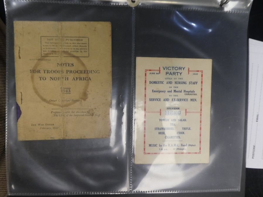 A good lot of military books and ephemera, mainly relating to the Hampshire Regiment (3 boxes) - Image 23 of 27