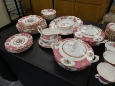 A quantity of Royal Albert Lady 'Carlyle' dinner and teaware, including two vegetable dishes