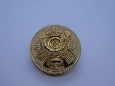 9ct yellow gold backed military buttons of Indian origin