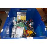 A selection of Wi and DS games and some plastic model figures, etc
