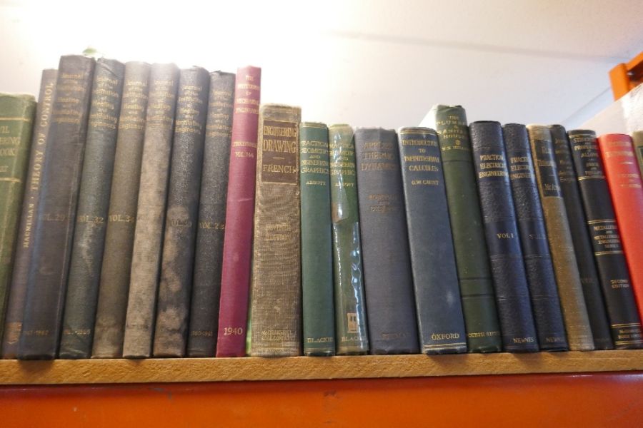 A quantity of engineering books and similar, some 19th century examples - Bild 3 aus 4