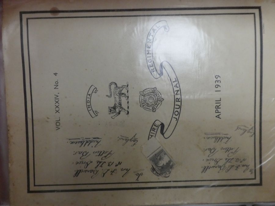 A good lot of military books and ephemera, mainly relating to the Hampshire Regiment (3 boxes) - Image 7 of 27