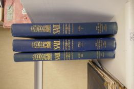 Three volumes of the book 'Sail', by Spurling and Lubbock, limited to a 1000 copies of each, publish