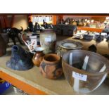 Various vases and sundry