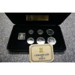 Silver proof coins and Mint coin sets including two Crowns of Isle of Man, Isle of Man Decimal coins