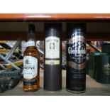 Three bottles of Whisky including Glenfiddich and Aberlour (3)