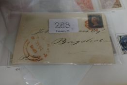 19th Century Postal History; an 1840 letter with Penny Black stamp; and other 19th Century and 20th