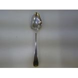 A Georgian serving spoon by Alice and George Burrows II, London 1814 1.8ozt approx