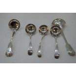 An exceptional high quality lot of ladles comprising a London 1795 by George Smith III and William F