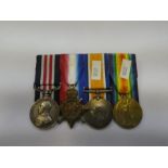 Medals, WW1 Military Medal Group to F. J. Robbins, Military Medal award to him as a Sergeant in 10th