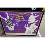 Barbara Streisand; three Vintage Film posters for "Funny Girl", "Funny Lady" and one other