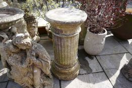 Stone effect Roman column