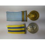 Medals, Korea Medal to Pte H Baker, R.A.O.C. and U.N. Korea Medal un-named, as issued
