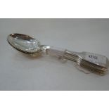 A set of six Fiddle Victorian teaspoons, by Reid and Sons. Newcastle 1871. 5.12 ozt approx