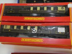 Hornby '00' gauge, 8 boxed Pullman carriages