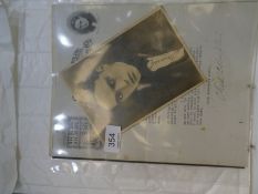 Charlie Chaplin, An early 20th Century letter from Charlie to George Chandler signed and dated 1916