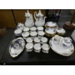 A quantity of Royal Albert Moonlight Rose tea ware