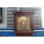 Joshua Alsop, an early 18th century oak long case clock having brass dial, 8 day from East Smithfiel