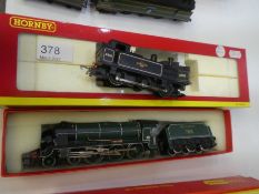 Hornby '00' gauge, a Sir Dinadan locomotive with tender and two other locomotives (3)