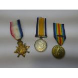 Medals, WW1 trio to include 1914/15 Star, War Medal and Victory Medal to 2938 Pte W.M. Thompson, Mid