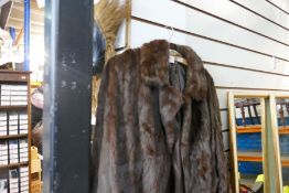 A mink coat