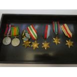 Medals, WW2 Group of 7 to include War medal, Defence medal, Air Crew Europe Star and other stars