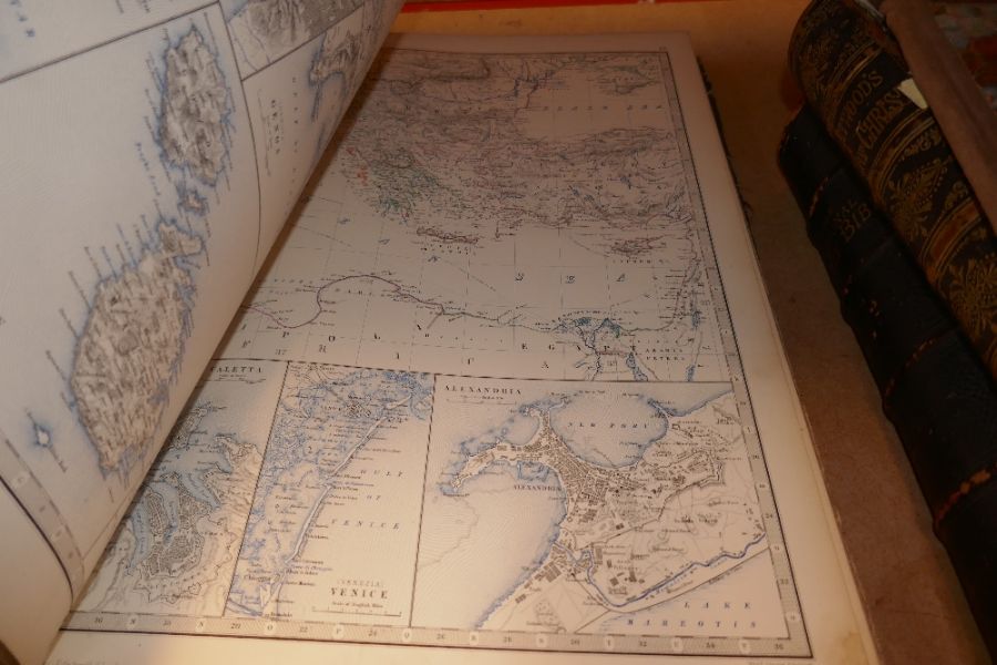 A late 19th Century, Royal Atlas of modern geography by Keith Johnston and one other book - Image 7 of 10