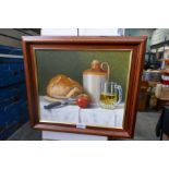 A modern still life oil by Frank Whiting, 2001