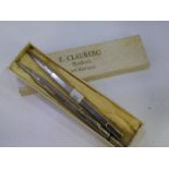 A Yard-O-Led pencil having decorative alternating pattern body. Marked Platinine. Also with a silver