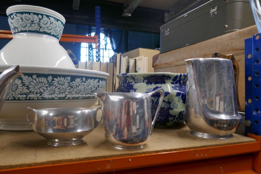 A Picquot ware four piece tea and coffee set, and sundry - Image 2 of 5