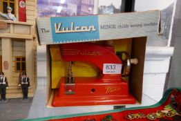 A Vintage Vulcan Minor Child's sewing machine in original case