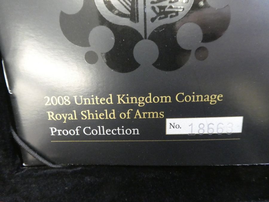 Mixed coinage including a quantity of £2 coins, a Royal Mint 2008 proof collection, bank notes and s - Image 5 of 5