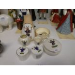 A small quantity of The Trusty Servant china, some pieces for Prouten and Dugan, Winchester
