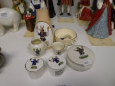 A small quantity of The Trusty Servant china, some pieces for Prouten and Dugan, Winchester