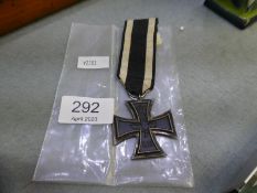 A World War I German Iron Cross