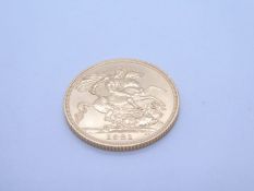22ct gold Full Sovereign, dated 1981 Elizabeth II & George and the Dragon
