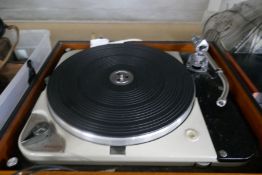 A Thorens TD124 turntable with SME arm and an Edison 60 kit Valve Amplifier