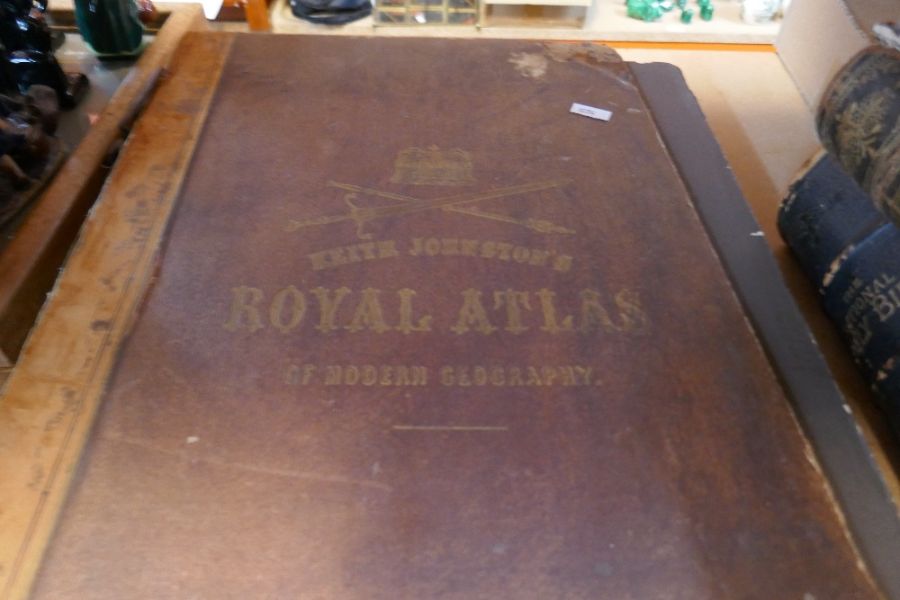 A late 19th Century, Royal Atlas of modern geography by Keith Johnston and one other book - Image 6 of 10