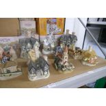 A quantity of David Winter model cottages, most boxed, to include four signed pieces