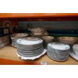 A quantity of Noritaki Bristol pattern dinnerware