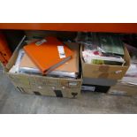 A large quantity of post cards GB and Worldwide mostly post 1950 and a quantity of empty albums