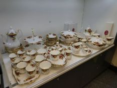 A quantity of Royal Albert 'Old Country Roses' dinner and teaware