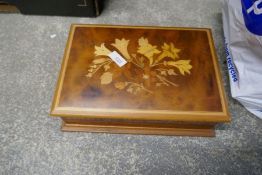 A quantity of decorative wooden boxes and others