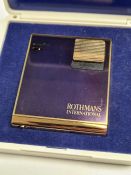 SAROME; A Vintage Sarome Flat thin lighter for Rothmans International, in fitted case