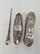 Chester 1913 silver backed brush by J and R Griffin. Also with another Chester silver backed brush h