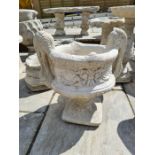 Two handled urn - large decorative 2 handled urn