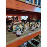 28 Royal Doulton character jugs from the Doultonville collection